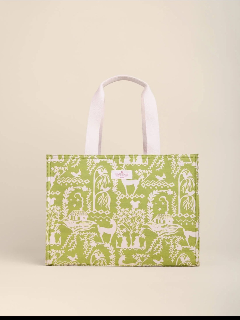 NWT $78 Spartina 449 Shopper Tote Woodland